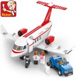 B0365 Sluban C-concept Airplane Passengers Building Block Sets
