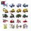 DIY Fire Engineering Military Assembly Blocks Figure Toy 20Pcs Set