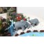 Mini Garden Elephant Action Figures Toy 3Pcs Set