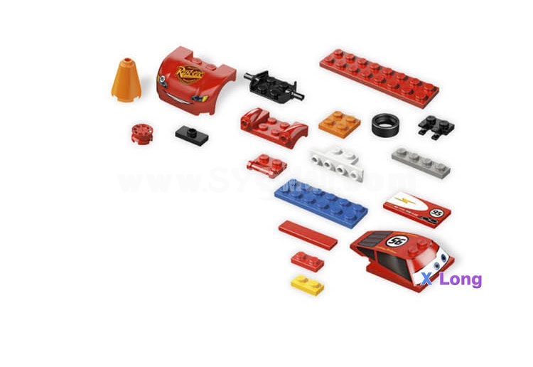 DIY Cars-Plex Mcqueen Assembly Blocks Figure Toys 