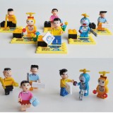 DIY LOZ Doraemon Assembly Blocks Figure Toy 6Pcs Set 15901-15906 