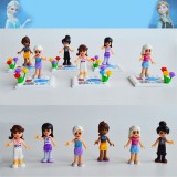 DIY LOZ Frozen Assembly Blocks Figure Toy 6Pcs Set 1002:1-6