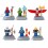 DIY LOZ The Avengers Assembly Blocks Figure Toy 6Pcs Set 10242