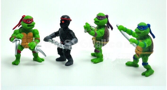 Teenage Mutant Ninja Turtles Action Figures Toy 6Pcs Set