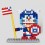 LinkGo DIY Diamond Mini Blocks Figure Toy Doraemon Captain America 317Pcs 9621