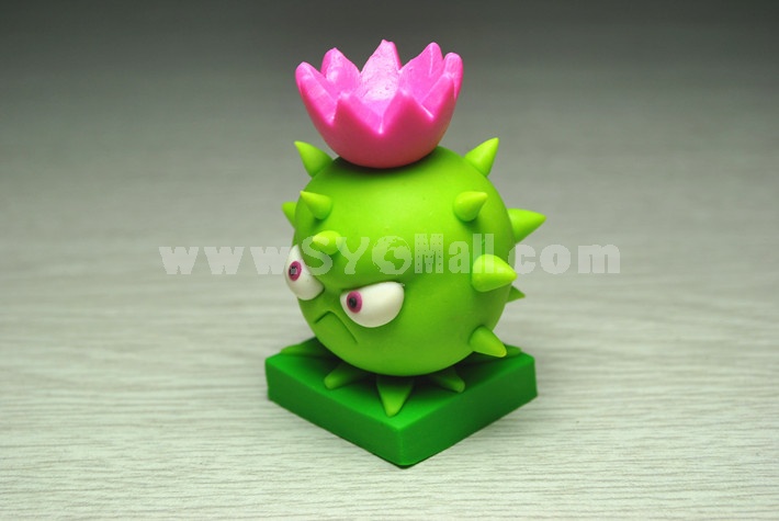 6 x Plants vs Zombies Toys Dark Ages Series Game Role Figures Polymer Clay Display Toy 