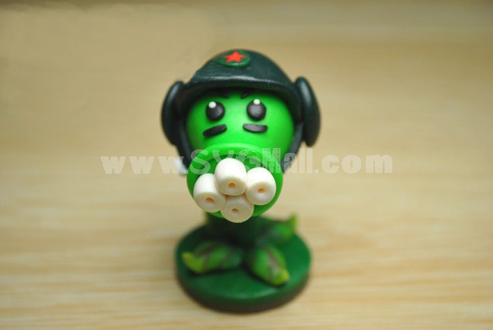Plants vs Zombies Toys Series Game Role Figures Zombies Polymer Clay Toys 6Pcs Set