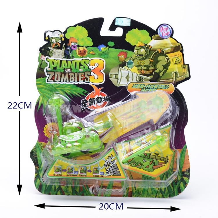 Plants Vs Zombies 2 Toys The Cactus Chariots Plastic Spring Toy Figure Display Toy 