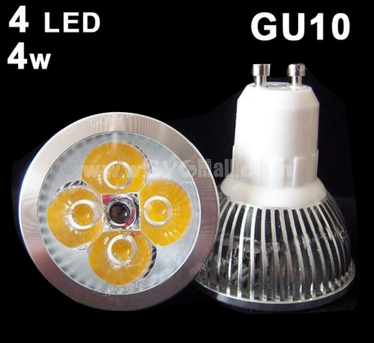 GU10 4*1W LED Down Light Spot Light Warm White 4W 320LM