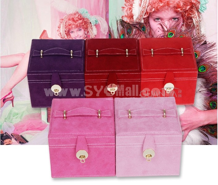 GUANYA Stylish Flannelette Multilayer Jewel Box (670-A8)