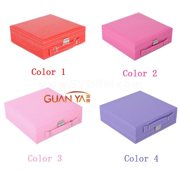GUANYA Tabby Square Leather Jewel Box (641-107)
