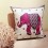 Senhot Durable Elephant Square Pillow Shams (Pillowfillow included)