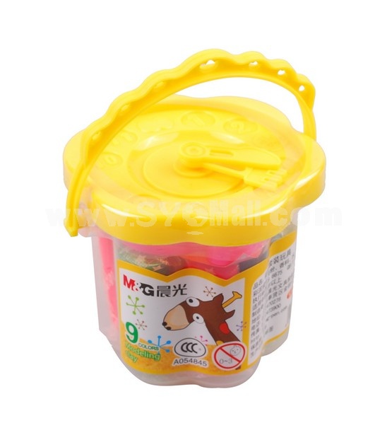 M＆GTM  9 Color*9 Bars  Plasticine Modelling Clay With Moulds