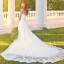 MTF Classic Lace Straoless Sweep Train Trumpet/Mermaid Wedding Dress S800