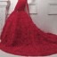 MTF Diamonds Elegant Lace up Sweep Train Trumpet/Mermaid Wedding Dress S950