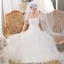MTF Lace Strapless Empire Ball Gown Wedding Dress S610