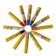 M＆GTM Hexagonal 12 colors oil pastels for kids