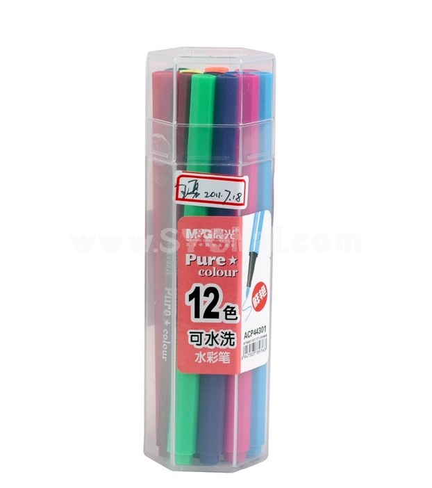 M＆GTM Hexagonal  12 colors water color pen for kids