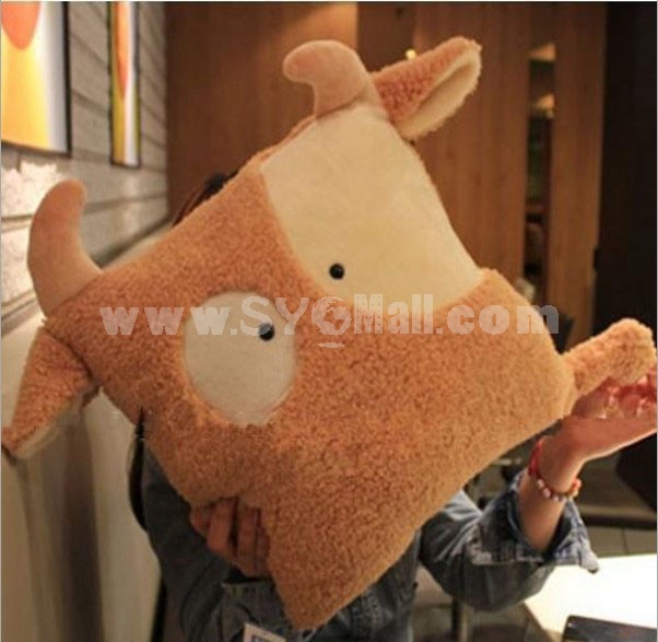 Twelve constellations shaped plush pillow (Taurus)