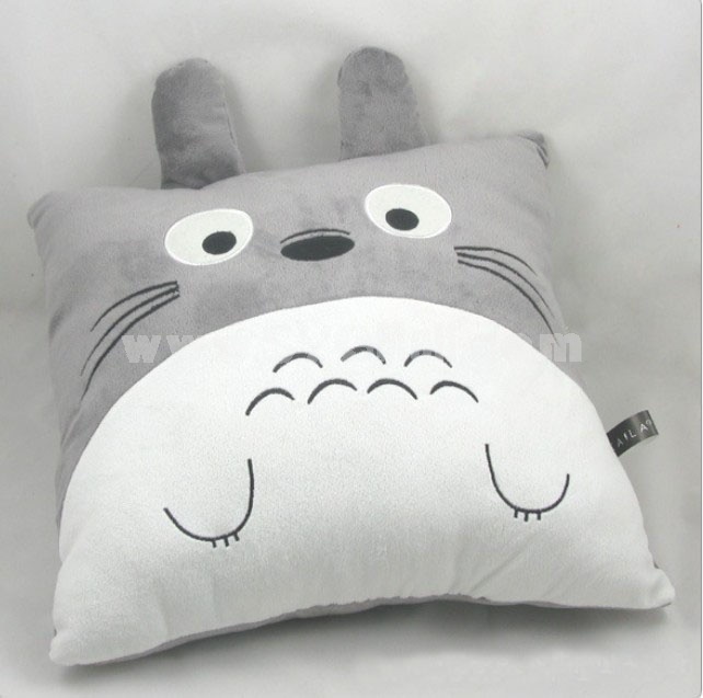 Totoro shaped sofa plush pillow