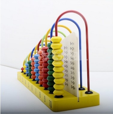 Children Educational Wooden Rainbow Abacus Frame