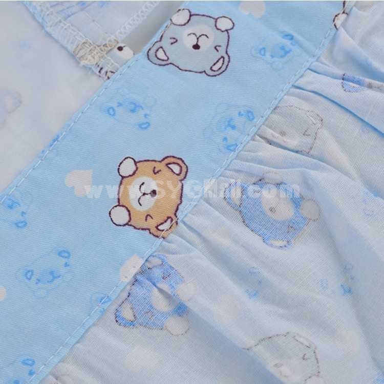 Lovely Cartoon Cute Cotton Waterproof Overclothes Baby Tops