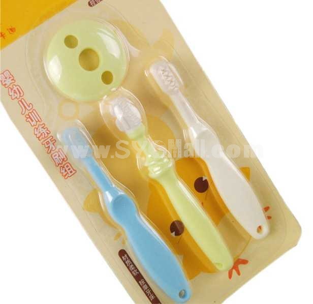 Keaide Biddy Baby Training Toothbrushes 3PCs