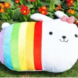 Cute & Novel Cartoon Rainbow Rabbit PP Cotton Stuffed/Plush Toy