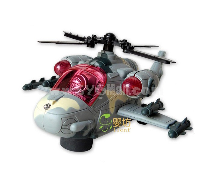 LEYINGFANG Electronic Helicopter Toy with Camouflage Light