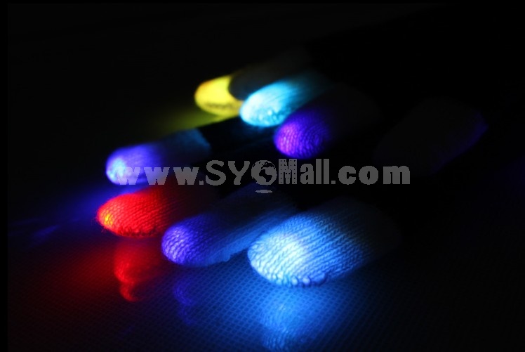 LED  Colorful Light Show Gloves