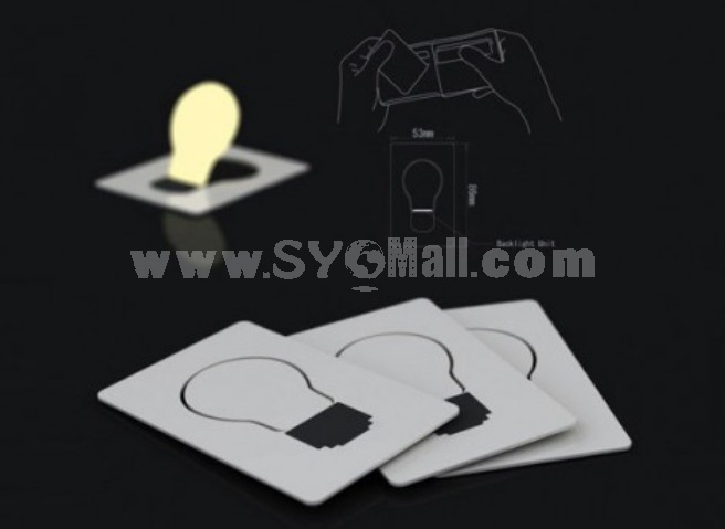 LED Pocket Lamp Can Put It In Wallet 3pcs