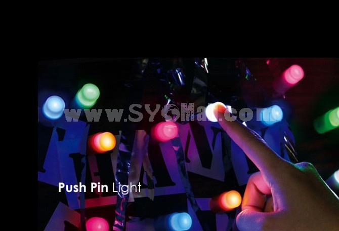 5PCS Push Suction Cup One Touch Light LED Night Light Romantic Bar Light