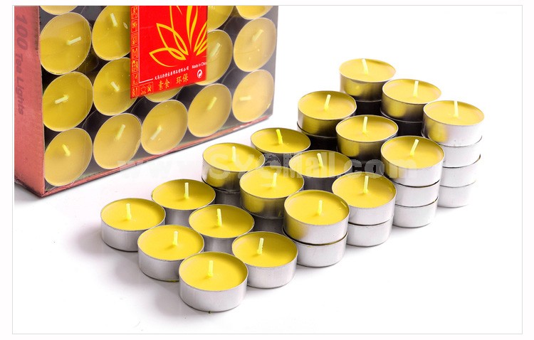 TALENT FAREAST Smokeless Scented Candle Air Fresh 4 Hours 14G×50 