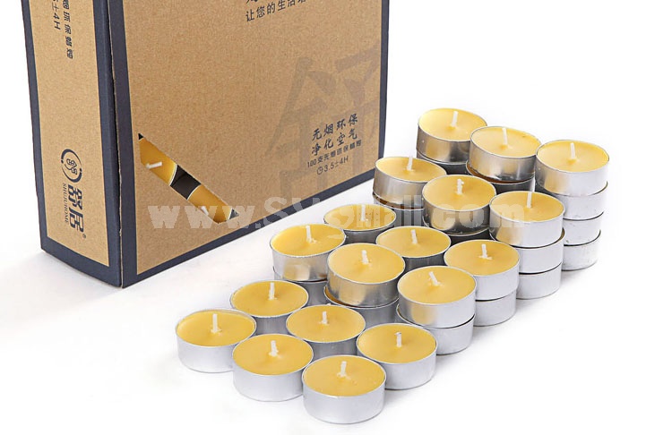 SHUJUHOME Smokeless Scented Candle Air Fresh 4 Hours 14G×50