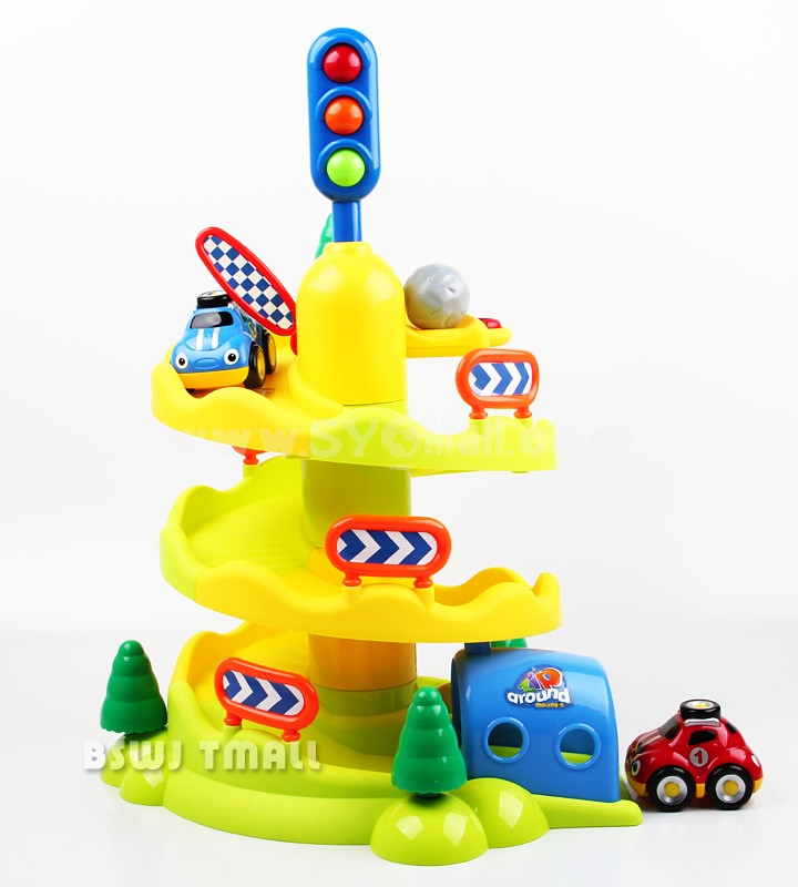 Children Educational Toy Imitate Acousto-Optic Roller Coaster