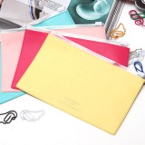 Cute PVC Pure Color Pencil Stationery Bag (W1260)