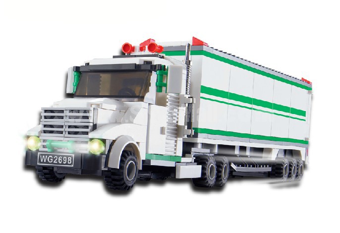 WANGE High Quality Blocks Truck Series 352 PcsLEGO Compatible 37101