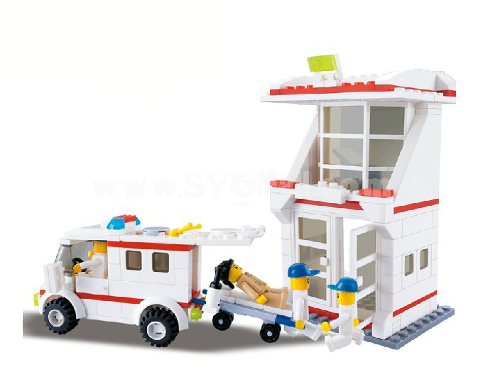 WANGE High Quality Blocks Hospital Series 228 Pcs LEGO Compatible 29162