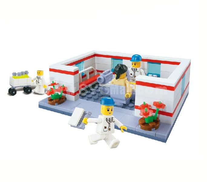 WANGE High Quality Blocks Hospital Series 144 Pcs LEGO Compatible 27161