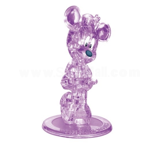 44-in-1 3D Mickey Crystal Jigsaw Puzzle 2Pcs