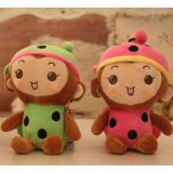 Cute & Novel Monkey Plush Toys Set 4Pcs 18*12cm