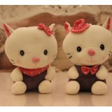 Cute & Novel Lover Cats Plush Toys Set 2Pcs 18*12cm