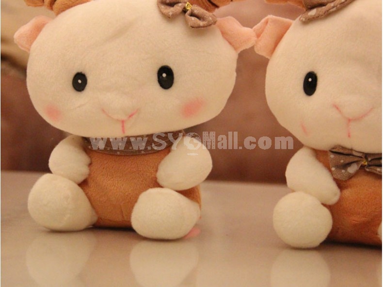 Cute Couple Goats Plush Toys Set 2Pcs 18*12cm