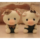 Cute & Novel Lover Pigs Plush Toys Set 2Pcs 18*12cm