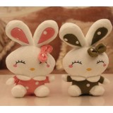 Cute & Novel Rabbits Plush Toys Set 2Pcs 18*12cm