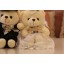 Cute Teddy Bear Plush Toys Set 2Pcs 30*18CMcm