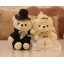 Cute Teddy Bear Plush Toys Set 2Pcs 20*13CM