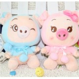 Cute & Novel Pig Plush Toys Set 2Pcs 18*12cm