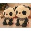 Lovely Panda 12s Record Function Plush Toy 18*13cm 2PCs