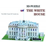 Cute & Novel DIY 3D Jigsaw Puzzle Model - White House